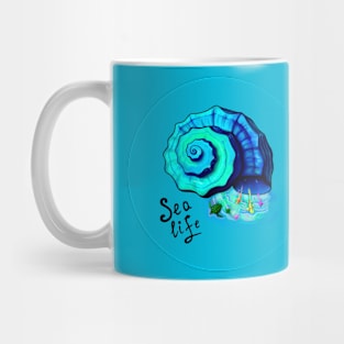 Fish Shell Art 8 Mug